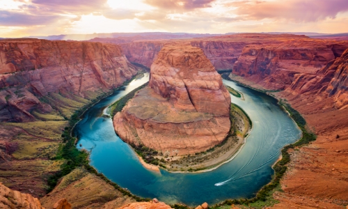 Scenic view of a mountainous landscape