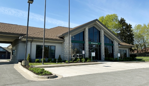 exterior view of woods chapel branch